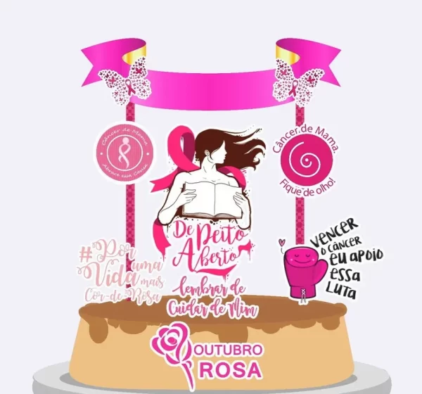 Arquivo Topo de Bolo Outubro Rosa Studio