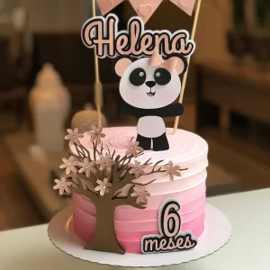 Arquivo Topo de Bolo Pandinha Studio