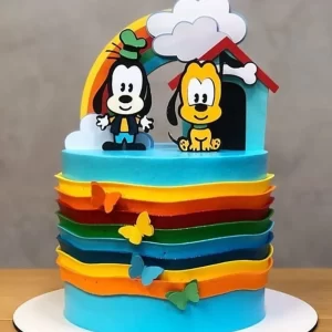 Arquivo Topo de Bolo Pluto e Pateta Studio