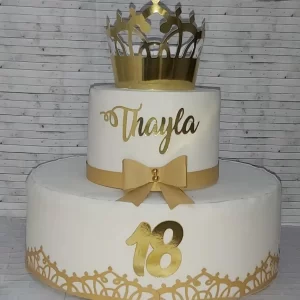 Arquivo Topo de Bolo Princesa Coroa Studio