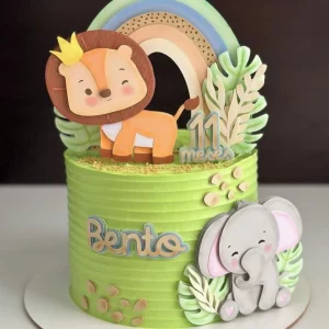 Arquivo Topo de Bolo Safari Leãozinho Studio