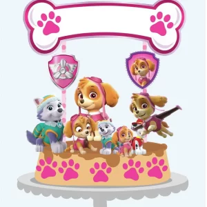 Arquivo Topo de Bolo Skye e Everest Studio