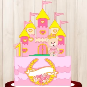 Arquivo Topo de Bolo Ursinha Realeza Studio