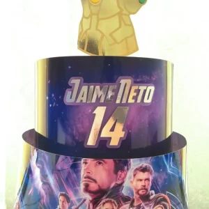 Arquivo Topo de Bolo Vingadores Ultimato Studio