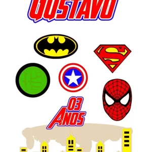 Arquivo Topo de Bolo de Vingadores Studio