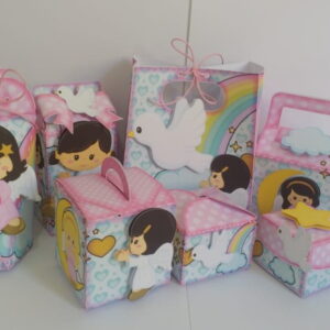 Arquivo de Corte Batizado Menina Studio e Psd