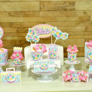 Arquivo de Corte Floral Rosa Studio e Pdf