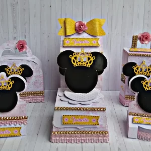 Arquivo de Corte Minnie Rosa Realeza Studio