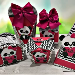 Arquivo de Corte Panda Vermelha Studio