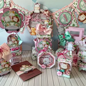 Arquivo de Corte Safari Rosa Studio, Png e Pdf