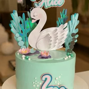 Arquivo de Corte Topo de Bolo Cisne Studio