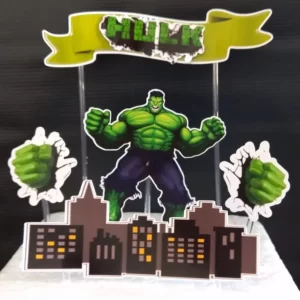 Arquivo de Corte Topo de Bolo Hulk Studio