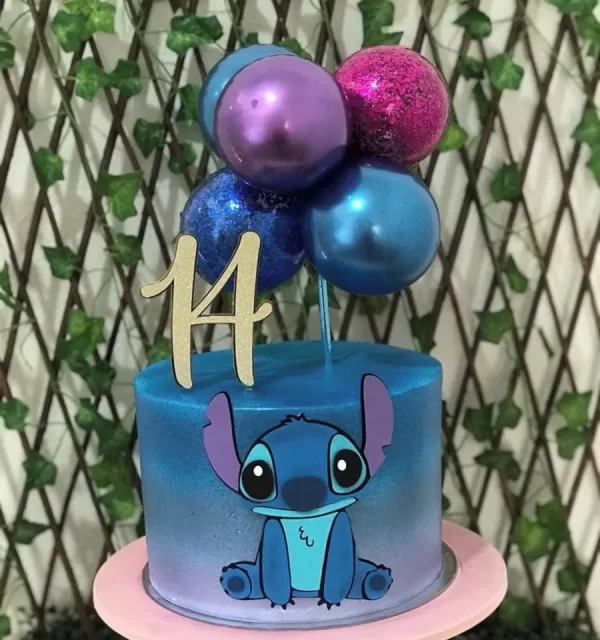 Arquivo de Corte Topo de Bolo do Lilo Stitch Studio