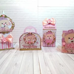 Arquivo de Corte Ursinha Princesa Studio e Pdf