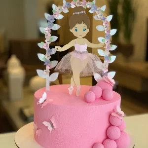 Festa Digital Topo de Bolo Bailarina Studio