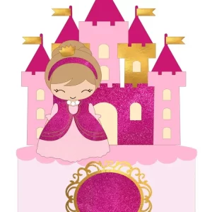 Festa Topo De Bolo Princesa Castelo Studio