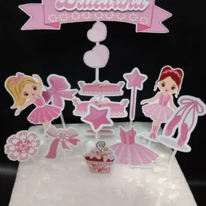 Festa Topo de Bolo Bailarina Rosa Studio
