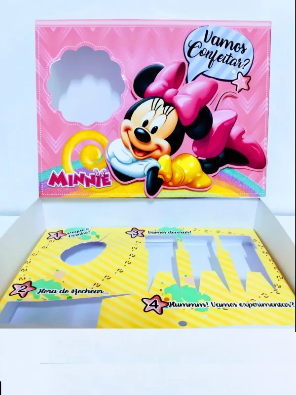 Mini Confeiteiro Minnie Rosa Studio e Pdf