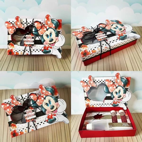 Minnie Vermelha Mini Confeiteiro Studio, Png e Pdf