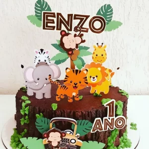 Molde Topo Digital Safari Menino Studio