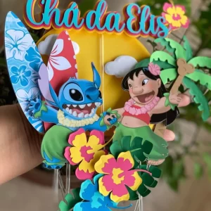 Topo de Bolo Lilo e Stitch Para Imprimir Studio