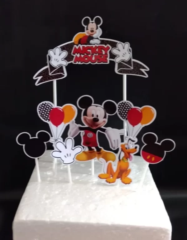 Topo de Bolo Mickey Para Imprimir Studio