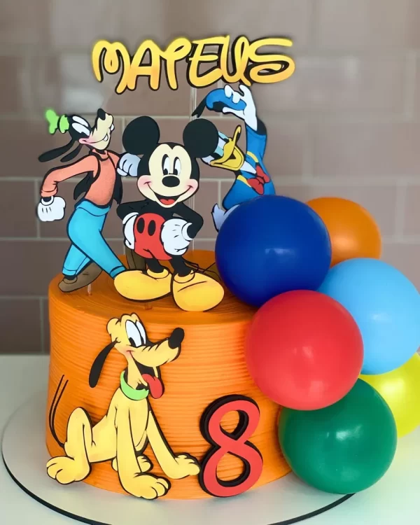 Topo de Bolo Turma do Mickey Studio