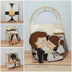 Arquivo Corte Casamento Cute Studio e Pdf