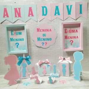 Arquivo Corte Chá de Revelação Studio e Pdf