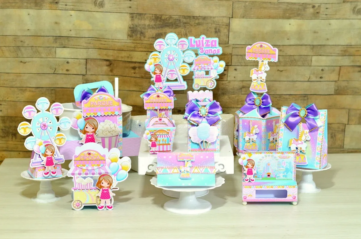 Arquivo Corte Parque Menina Studio e Pdf