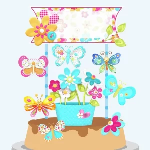 Arquivo Corte Topo Bolo Borboleta Studio