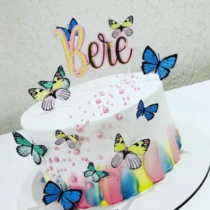 Arquivo Corte Topo Bolo Borboletas Studio