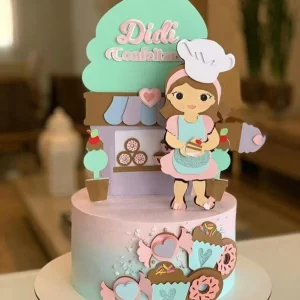 Arquivo Corte Topo Bolo Confeitaria Studio