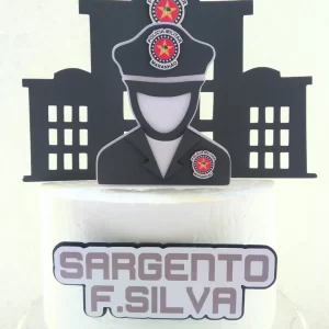 Arquivo Corte Topo Bolo Policial Studio
