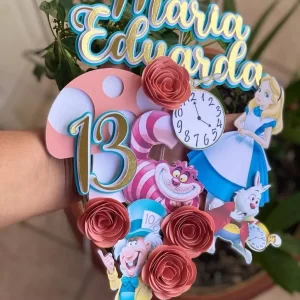 Arquivo Corte Topo De Bolo Alice Studio