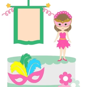 Arquivo Corte Topo de Bolo Carnaval Studio