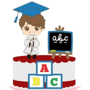 Arquivo Corte Topo de Bolo Formatura Studio