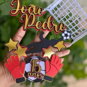 Arquivo Corte Topo de Bolo Futebol Studio