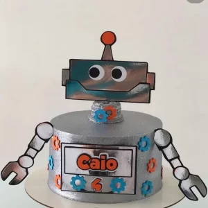 Arquivo Corte Topo de Bolo Robô Studio