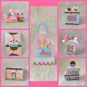 Arquivo Digital Confeitaria Studio, Png e Pdf