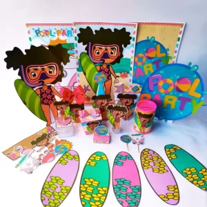 Arquivo Digital Tema Pool Party Studio e Pdf