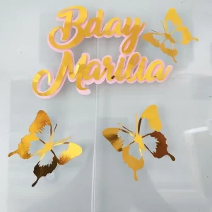 Arquivo Digital Topo Bolo Borboleta Studio