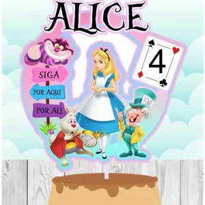 Arquivo Digital Topo De Bolo Alice Studio