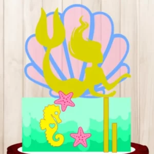 Arquivo Digital Topo De Bolo Sereia Studio