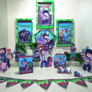 Arquivo Festa Minecraft Studio e Pdf