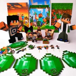 Arquivo Moldes Minecraft Studio e Pdf