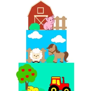 Arquivo Tema Topo Bolo Fazendinha Studio