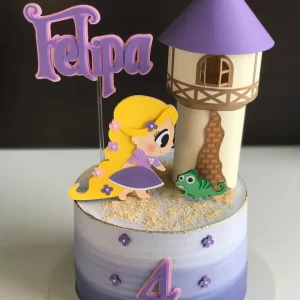 Arquivo Tema Topo Bolo Rapunzel Studio