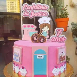Arquivo Topo Bolo Confeitaria Rosa Studio