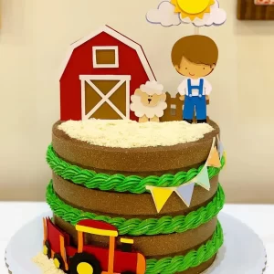 Arquivo Topo Bolo Fazendinha Menino Studio